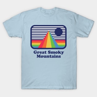 Great Smoky Mountains Hippie Rainbow T-Shirt